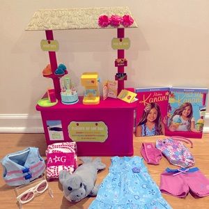 American Girl Kanani’s Shaved Ice Stand collection. American Girl of the yr 2011